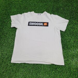 NIKE Swoosh Shirt Medium 21x25 White
